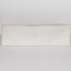 full top view of a creamy coloured cowhide bench seat