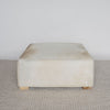 square cowhide ottoman coffee table