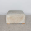 Square Cowhide Ottoman No.2