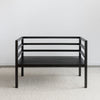 black teak wood entry bench from Corcovado