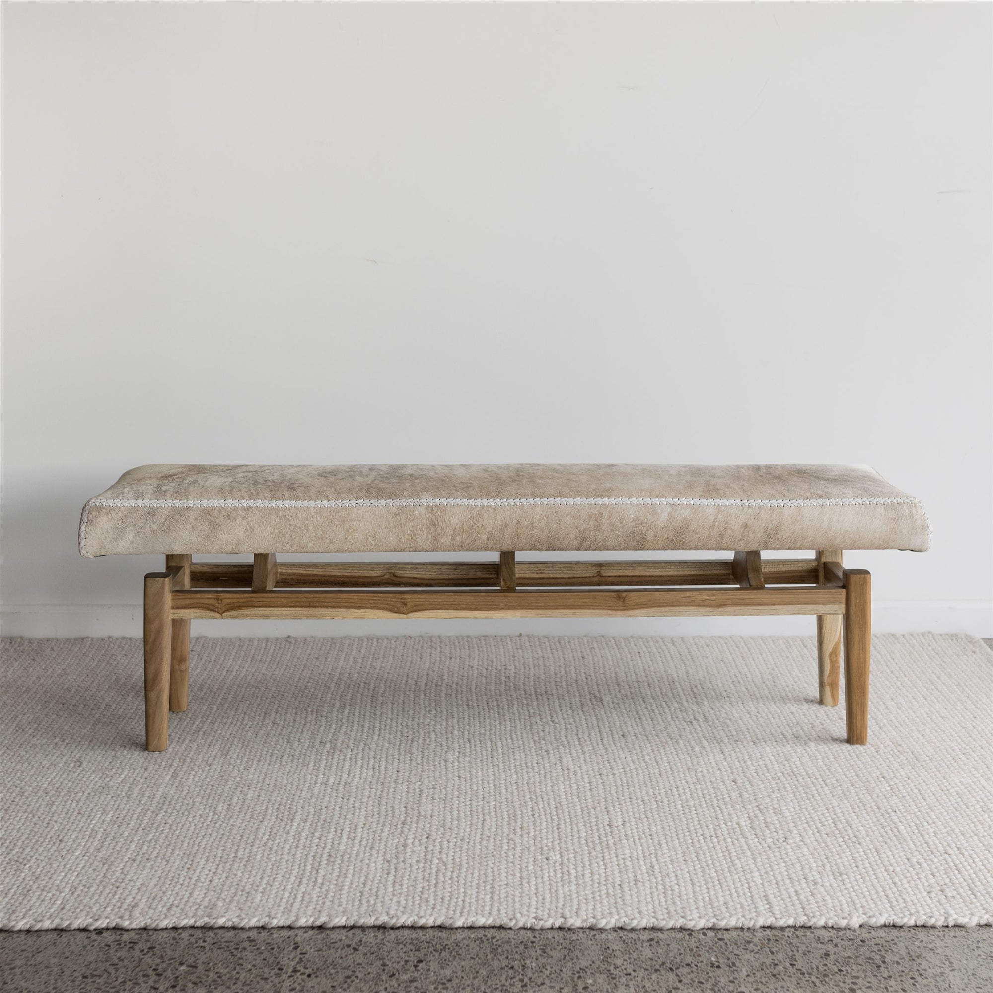 Argentinean Cowhide Bench (L) (Slim) No.9