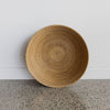 Large Round Natural Rattan Bowl