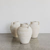 group of three handmade rustic terracotta jug from corcovado with a single handle