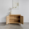 teak wood buffet cabinet for living room spaces