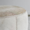 Round Cowhide Ottoman (XL) No.9