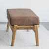 leather look footstool to go with a chair