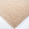 cameo blush coluored wool rug with fringe