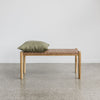 serengeti leather bench seat by corcovado furniture new zealand